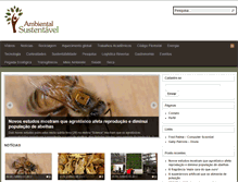 Tablet Screenshot of ambientalsustentavel.org